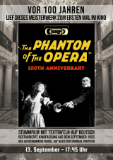 Filmplakat 100 Jahre - Das Phantom der Oper