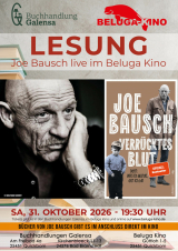 Filmplakat Lesung: JOE BAUSCH - live im Beluga Kino