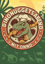 Filmplakat Dinonuggetsabend mit Onno - JURASSIC PARK