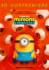 Filmplakat 3D Vorpremiere: Minions & Monster