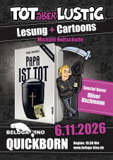 Filmplakat TOT ABER LUSTIG: Lesung und Cartoons - LIVE