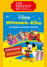 Filmplakat Disney Channel Mitmachkino 9-26